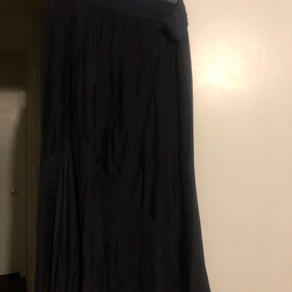Navy blue elegant skirt